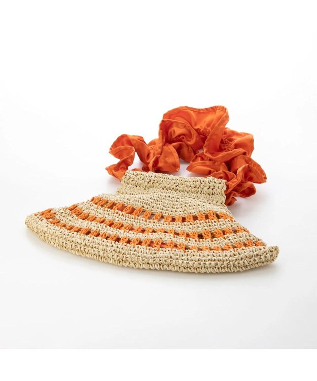 UNBILLION kakatoo トライアングルペーパークロッシェバッグ オレンジ