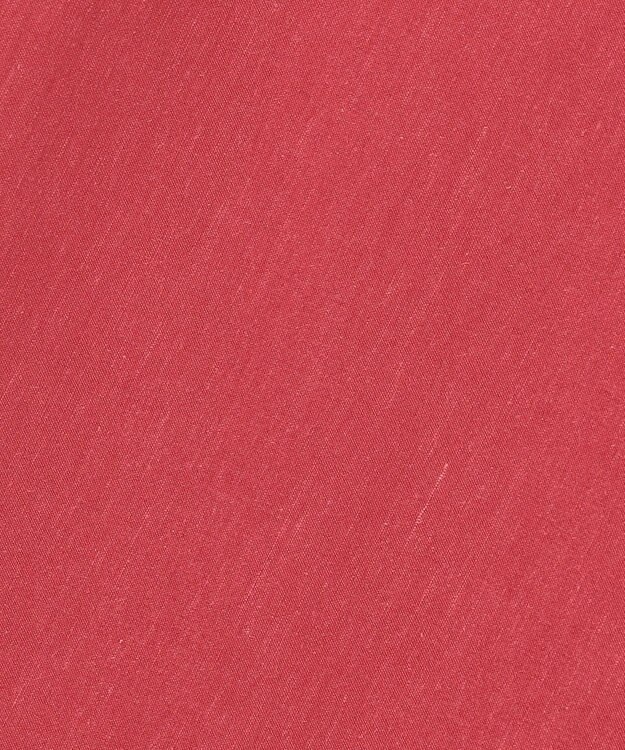 J.PRESS LADIES L 【WEB限定カラーあり・人気素材・セットアップ対応】セルロースリネンストレッチ テーパード パンツ スカーレット系