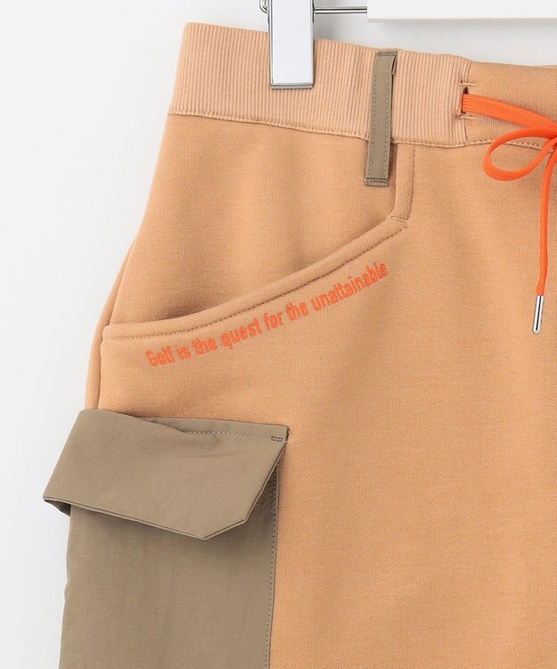 PW CIRCULUS 【WOMEN】裏毛カーゴスカート ベージュ系