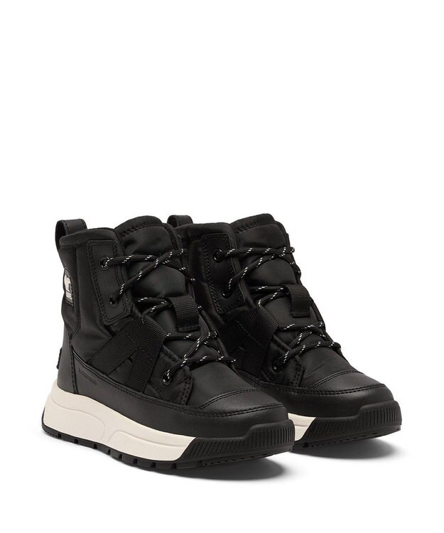 SOREL SOREL/ 【KIDS】ユース ウィットニー3 ミッド ウォータープルーフ /ソレル Black、 Sea Salt