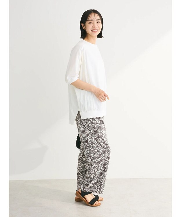 Green Parks ナイロンドッキングカットチュニック White