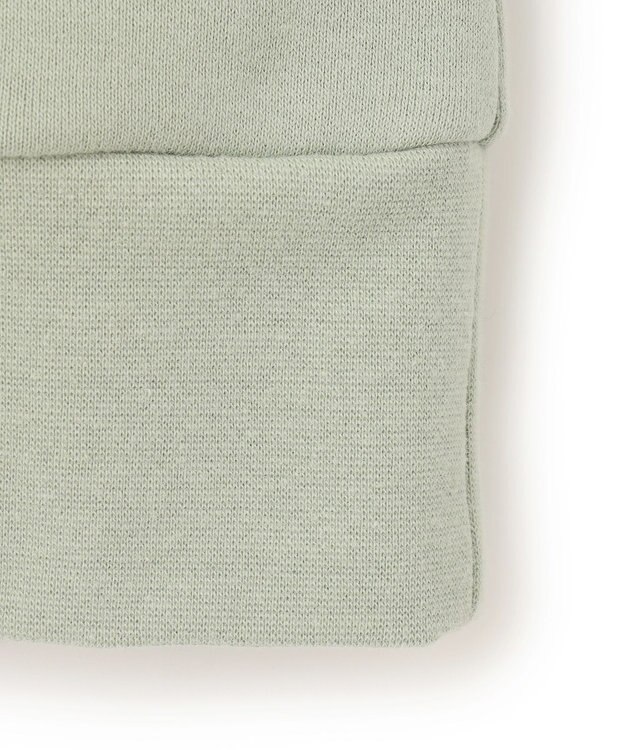 BEIGE， 【BEIGE,ecru/WEB限定・洗える】LOOP BACK / オーバサイズコットンパーカー Leaf