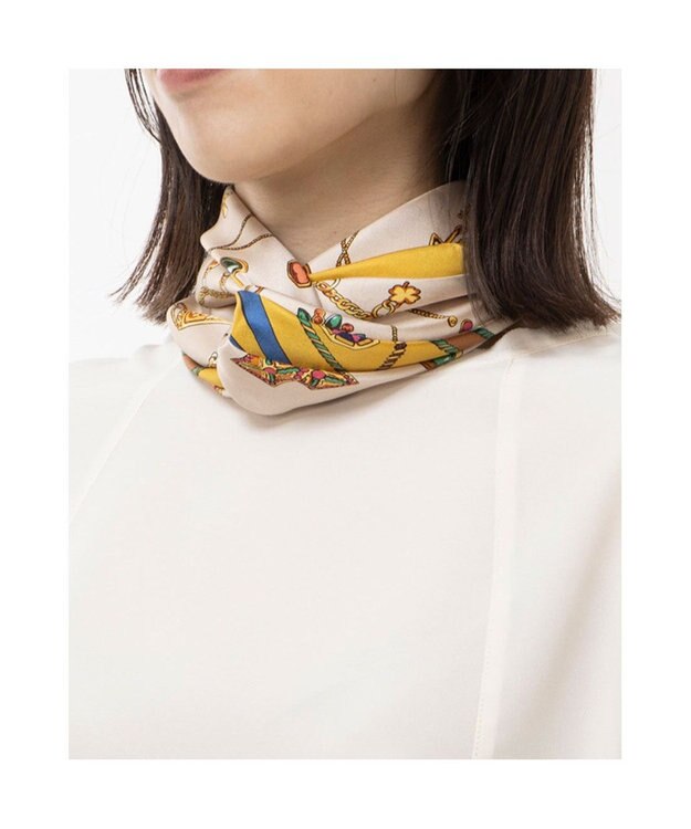 UNBILLION カカトゥ kakatoo / ジュエリーボックスシルクスカーフ イエロー