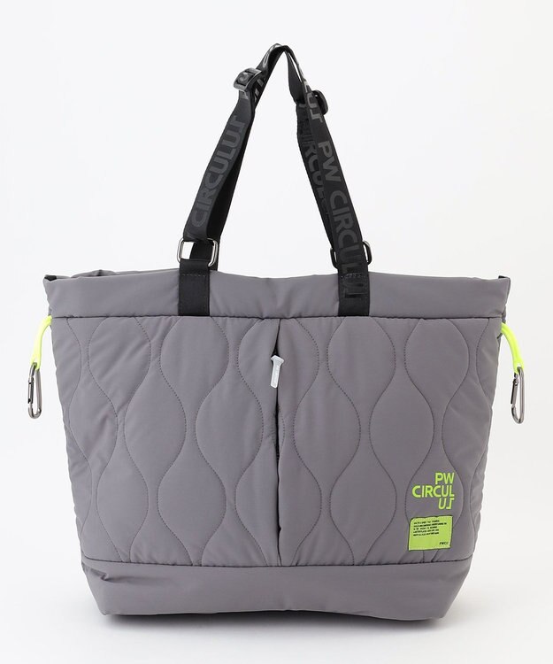 PW CIRCULUS 【UNISEX】中綿ビッグトート ゴルフ グレー系