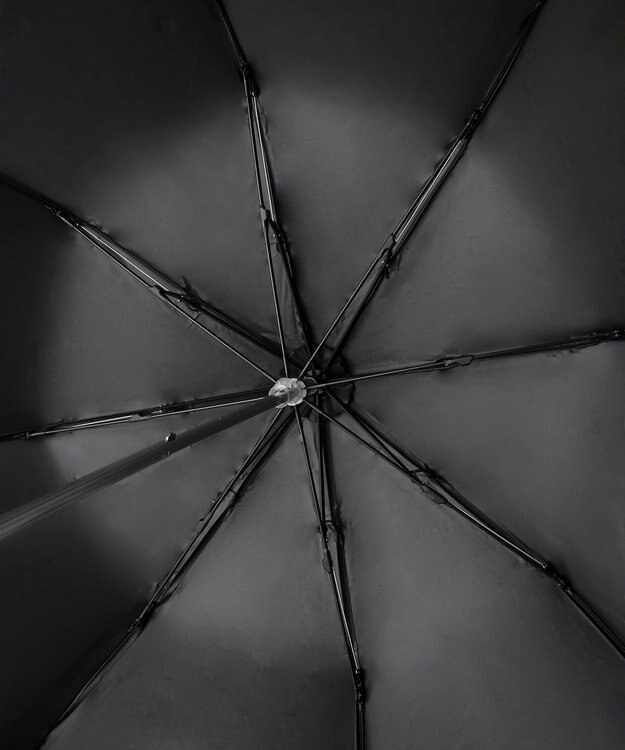 MOONBAT 【晴雨兼用日傘】ランバン コレクション（LANVIN COLLECTION）折りたたみ日傘 グログランリボン ディープブルー