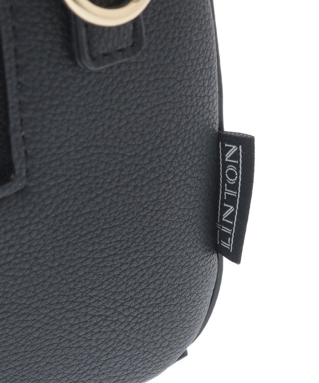 Maison de FLEUR LINTONツイード2Wayミニボストンバッグ Black