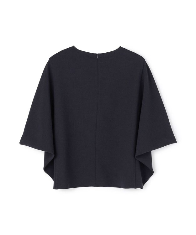 UNFILO ジョーゼット ドルマンプルオーバー ネイビー