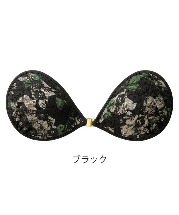 BRADELIS New York 【NuBra / ナチュラルタイプ】ヌーブラ・エアーライト  スーザン  ストラップレスで肩こり軽減 ストレスフリー ブラック