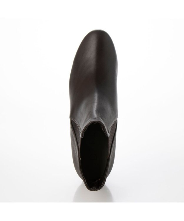 MODE ET JACOMO <D'ICI>サイドゴアヒールブーツ ダークブラウン