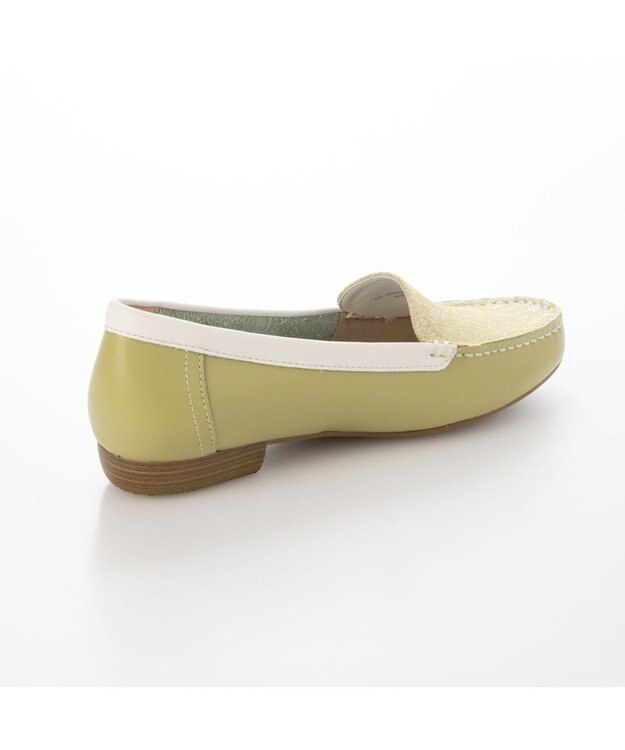 ing 【３E】【サスティナブル】モカシューズ ライトイエロー