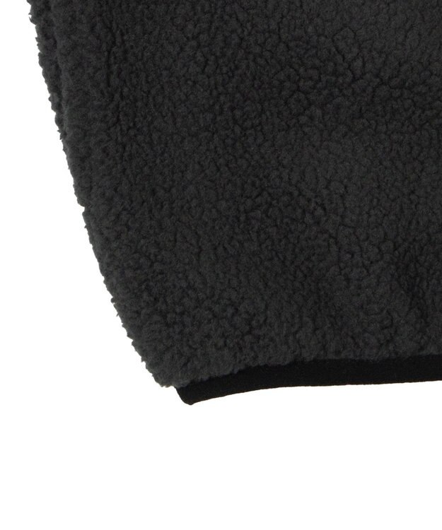 WEGO 【ユニセックス着用】フリース　ハーフZIPプルオーバー ダークグレー