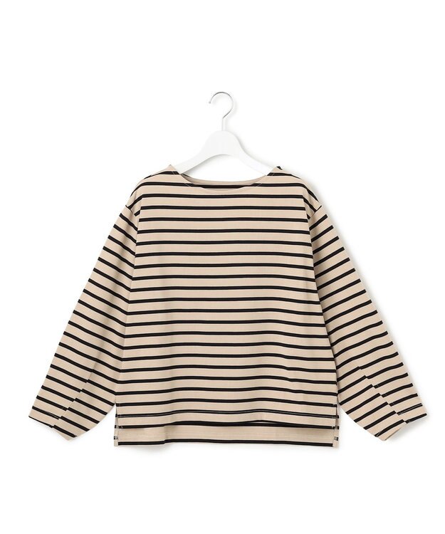 J.PRESS YORK STREET 【WOMEN】ロングスリーブ ボーダー バスクシャツ ベージュ系1