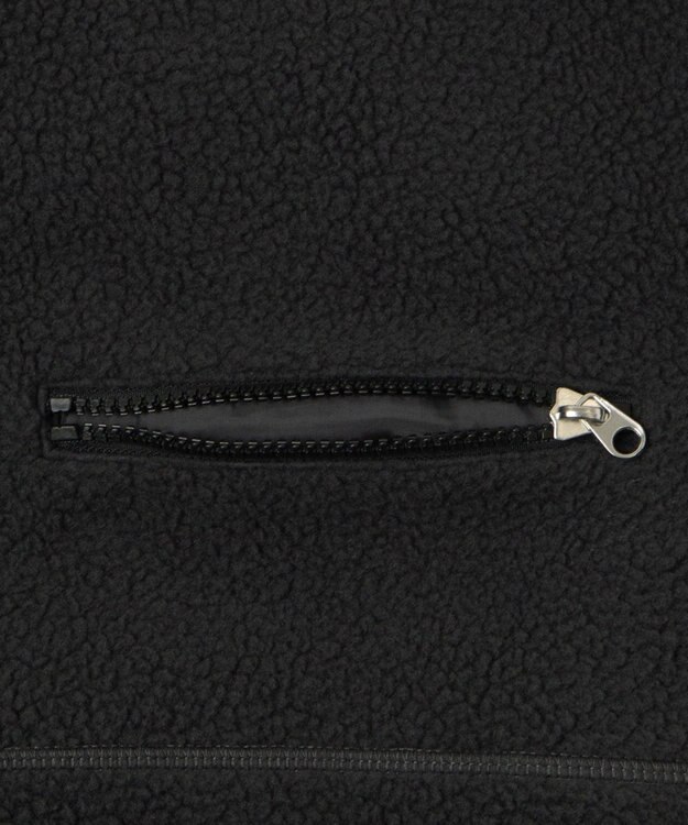 WEGO 【ユニセックス着用】フリース　ハーフZIPプルオーバー ダークグレー