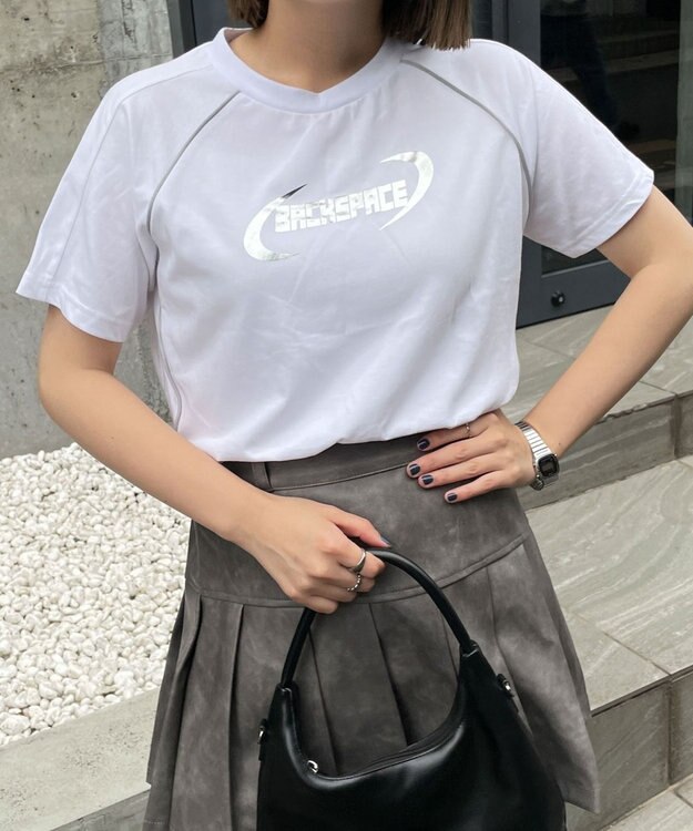 WEGO スポーツグラフィックT ホワイト