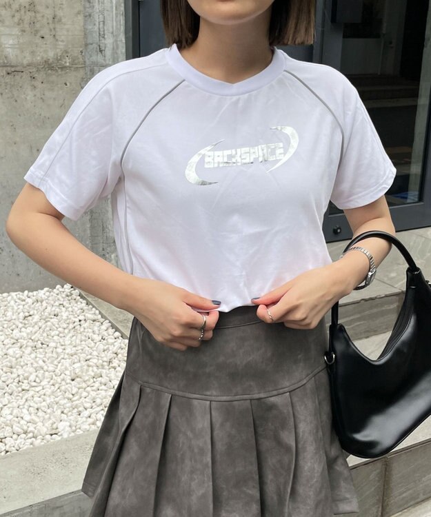 WEGO スポーツグラフィックT ホワイト