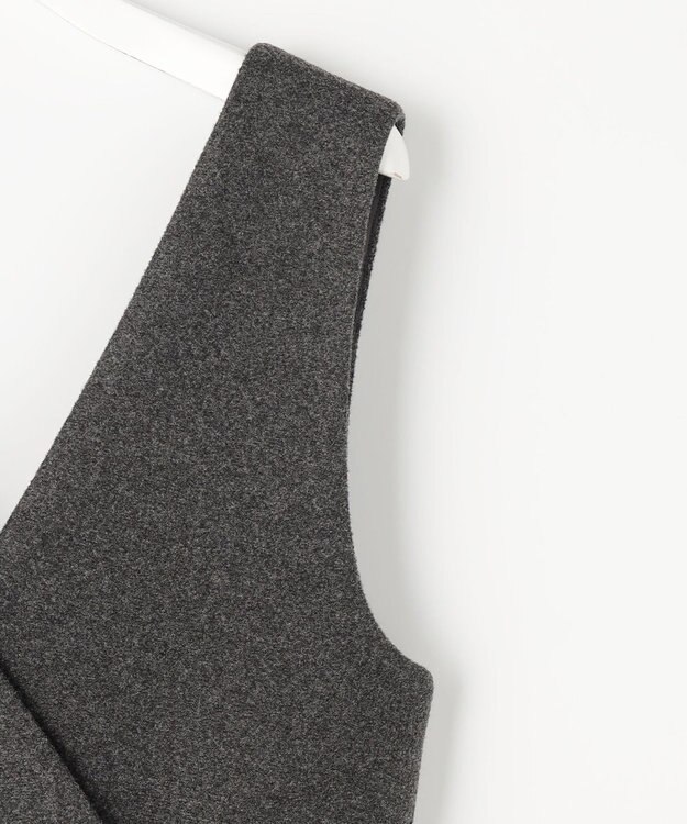 ANY SIS 【2SET】ジャンパースカート × ニット セット チャコール×アイボリー