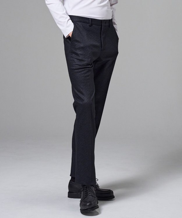 JOSEPH HOMME 新素材【セットアップ対応 / ストレッチ】スロープドビージャージー　テーパードパンツ / CITY EASY ネイビー系