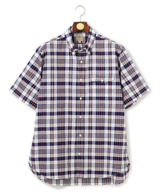 J.PRESS MEN 【KING SIZE】インディアンマドラスチェック シャツ / B.D. ネイビー系3