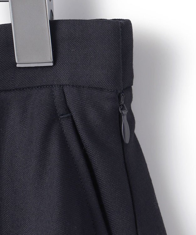 23区 【セットアップ対応】TWサキソニー フレア スカート ネイビー系