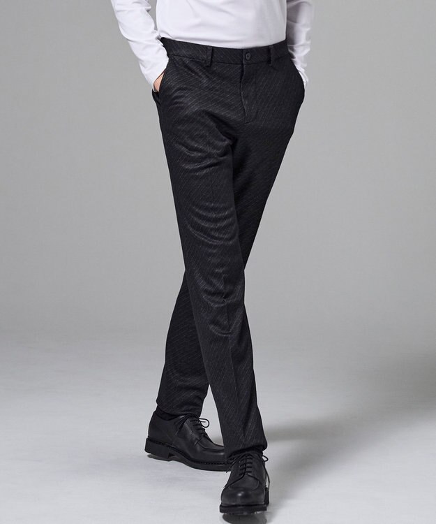 JOSEPH HOMME 新素材【セットアップ対応 / ストレッチ】スロープドビージャージー　テーパードパンツ / CITY EASY グレー系