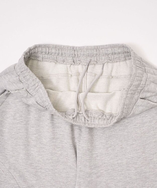 WEGO 【ユニセックス着用ITEM/ウエストゴム/MLサイズ展開】バルーン3Dスウェットパンツ 杢グレー