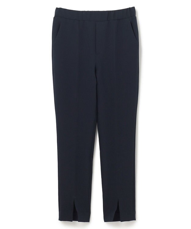 UNFILO L フロントスリットパンツ ネイビー