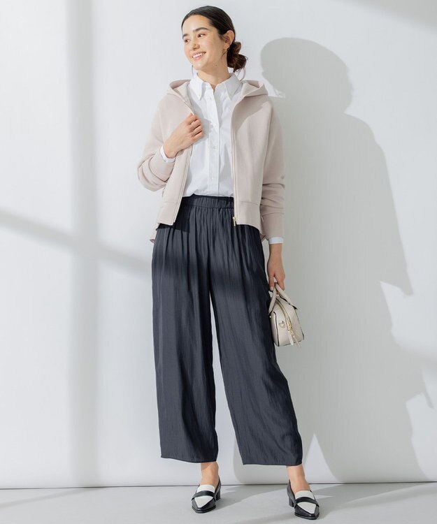 組曲 【22.5cm~24.5cm】バイカラーコンビローファー ブラック系