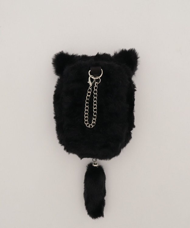 WEGO 【痛バ＆推し活ITEM】なりきりネコぬいポーチ ブラック