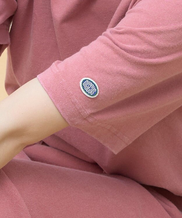 AMERICAN HOLIC DISCUS パウダーブリーチ加工Tシャツ Pink