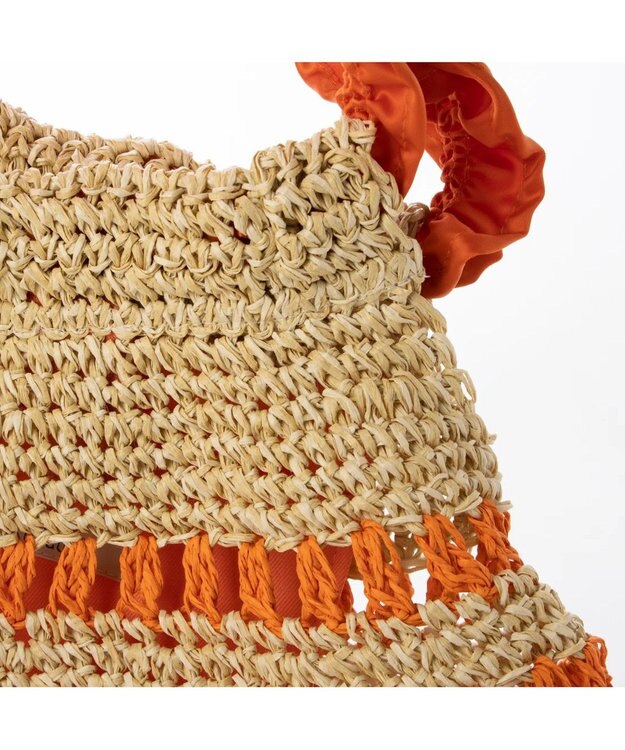 UNBILLION kakatoo トライアングルペーパークロッシェバッグ オレンジ