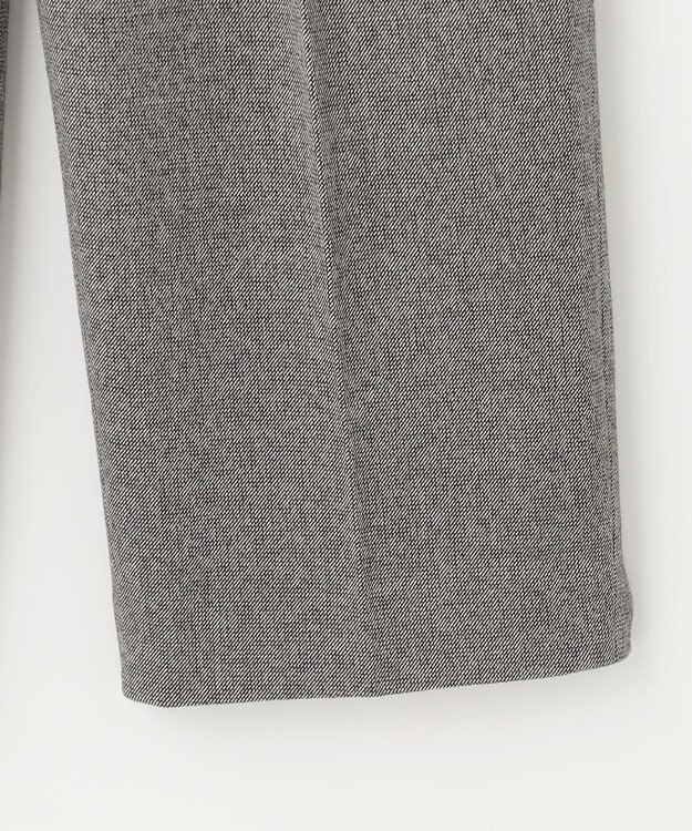 ANY SIS 【洗える】ハイウエストソフトテーパード パンツ モノトーン系