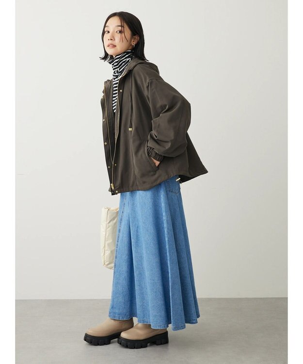 Green Parks タートルボーダーカットプルオーバー Black