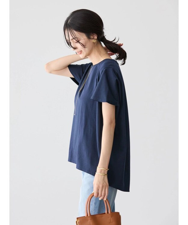 AMERICAN HOLIC バックレイヤードカットプルオーバー Navy