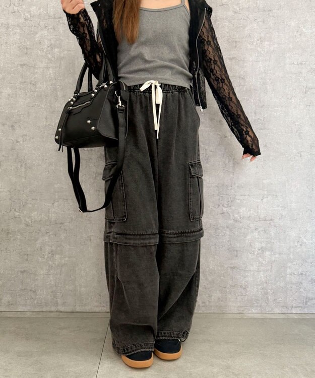 WEGO 2wayスタッズボストン ブラック