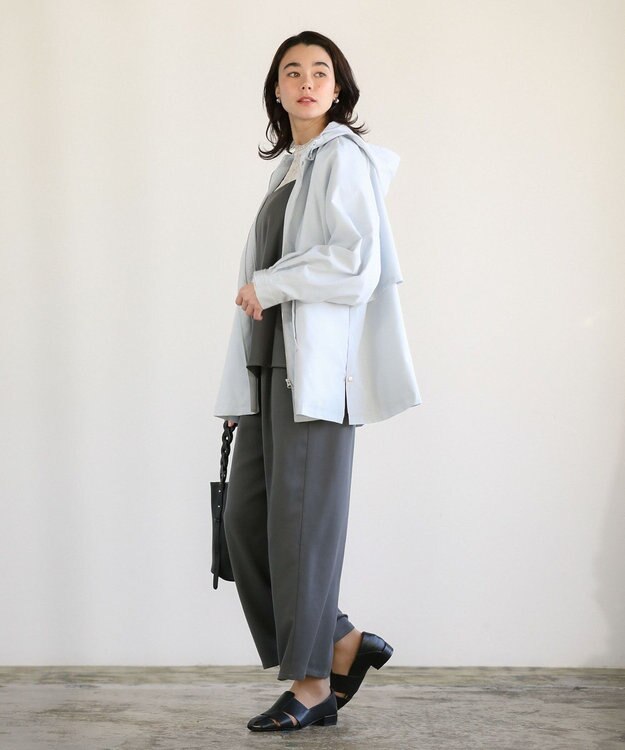 Green Parks 撥水加工Ａラインマウンテンパーカー Sax