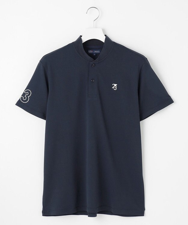 23区GOLF 【MEN】遮熱エイトムーブポロシャツ ネイビー系