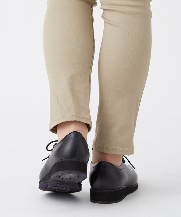 ASICS WALKING ペダラ レディース 4E 2.5CMヒール ブラック系