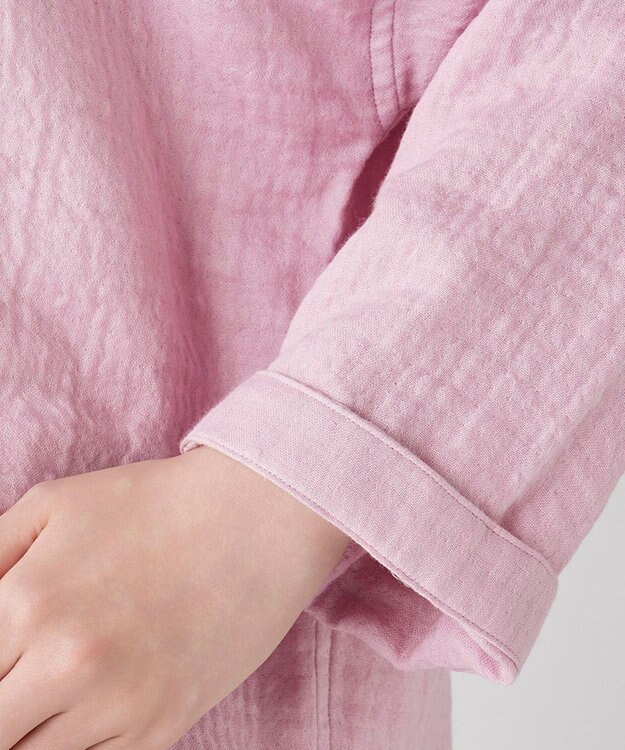 UCHINO マシュマロガーゼシンプルパジャマ ユニセックス ピンク