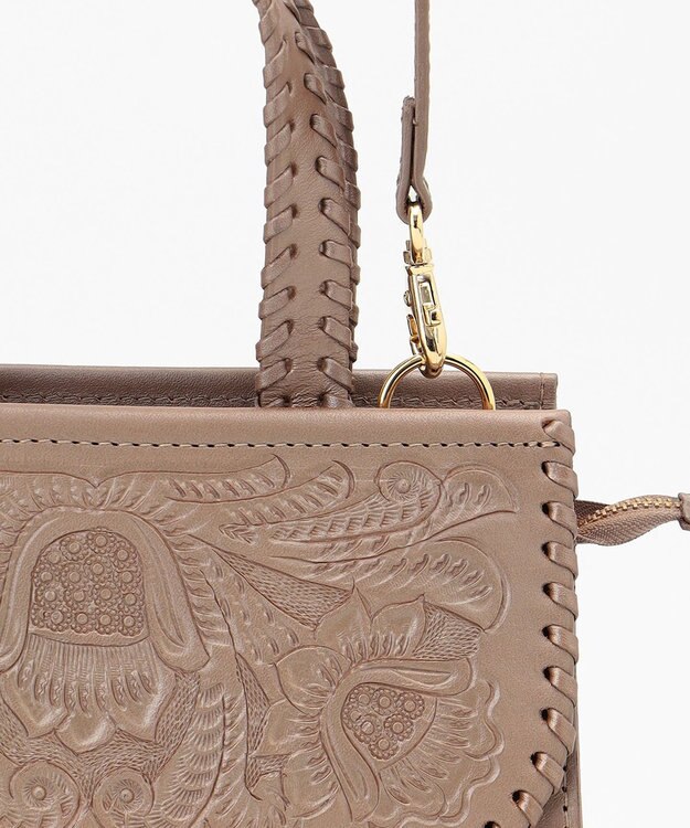 GRACE CONTINENTAL Mini satchelMTLC ブロンズ