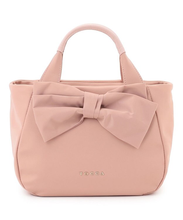 TOCCA RIBBON CUBE NYLON MINI TOTE ミニトートバッグ ピンク系