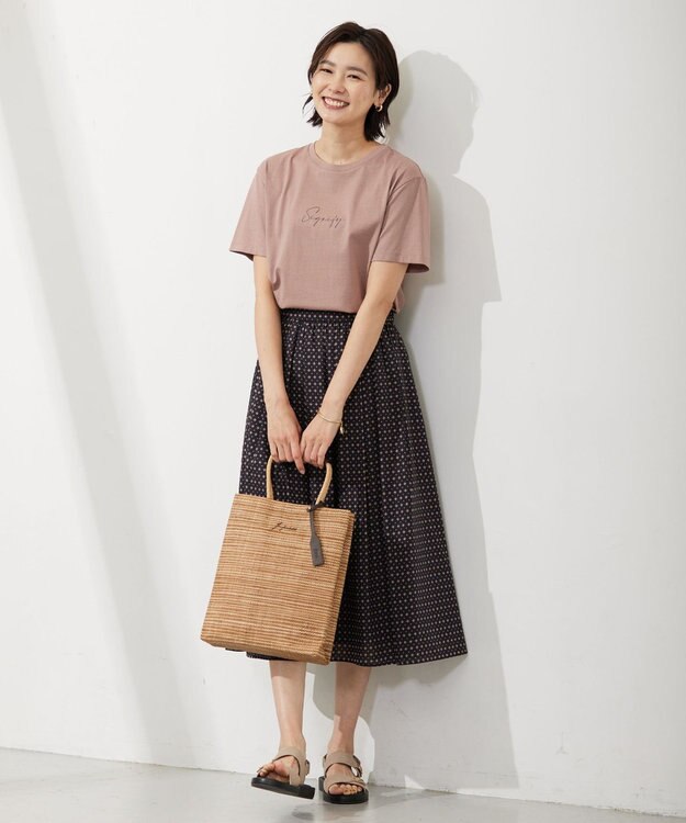 J.PRESS LADIES 【WEB限定・リバーシブル】 イニシャルコイン ブレスレット ゴールド系