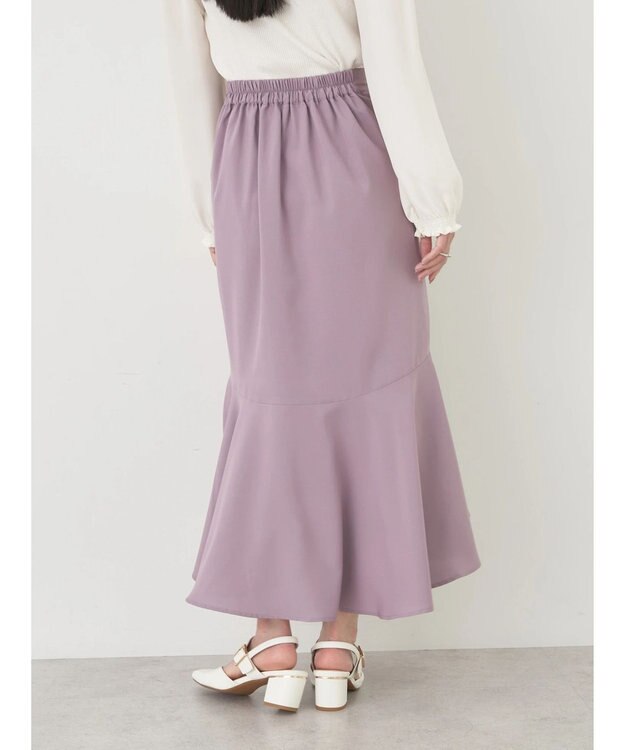 earth music&ecology アシメラッフルヘムスカート Pink