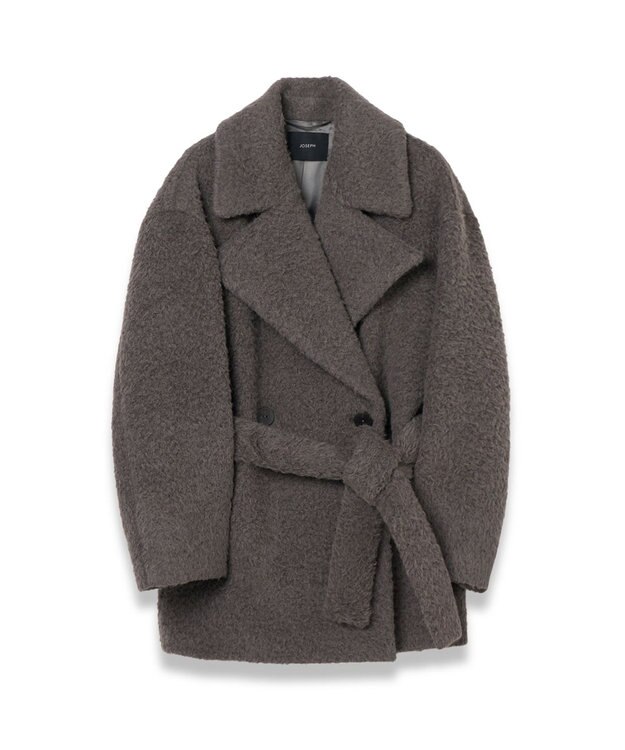 JOSEPH アルパカブランケット　ショートコート Carob