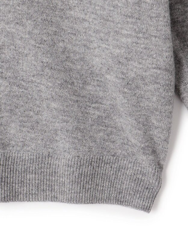 ICB 【洗える】 ジュエルニットカーディガン ライトグレー系