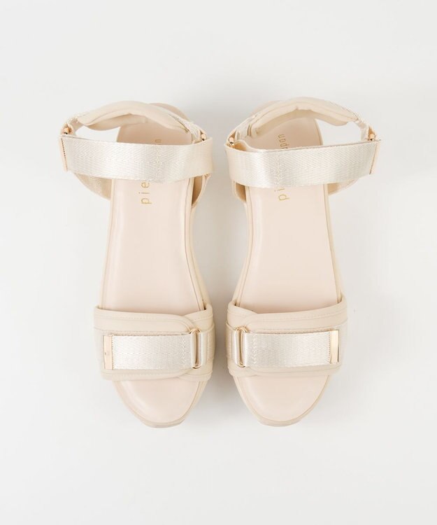 BONTRE 【pied du lapan/ピエドラパン】ベルクロスポーツサンダル/50721ZI アイボリー