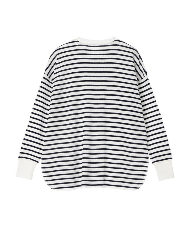 Green Parks ワッフルプルオーバー Border