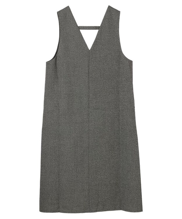 Green Parks ３ｗａｙで着られるツイード風ジャンスカ Gray