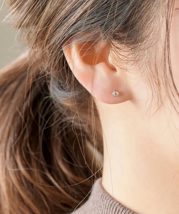 Phoebe 【K10】ローズバットピアス ゴールド