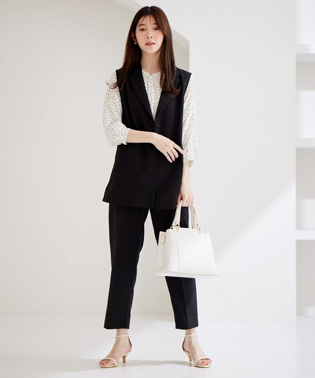 ANY SIS 【洗える】ドルマンスリーブ ブラウス オフドット