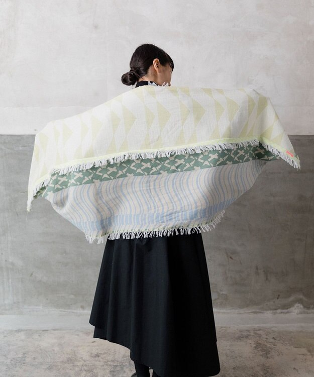 POLS コットン meadow モヒカンストール イエロー